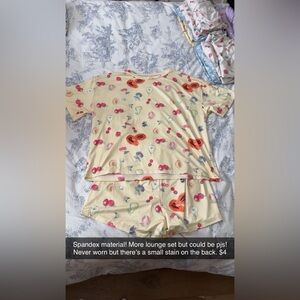Floral Print Women's Pajama Set